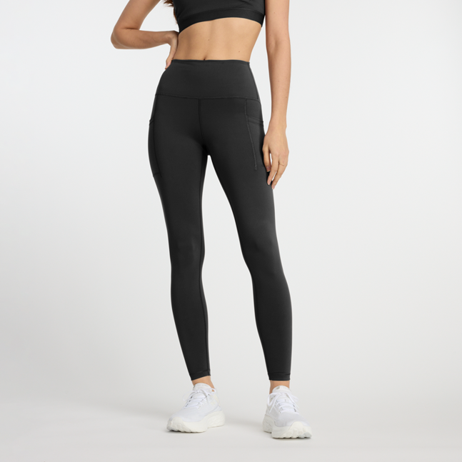 New Balance Sleek Pocket High Rise Tights Dame